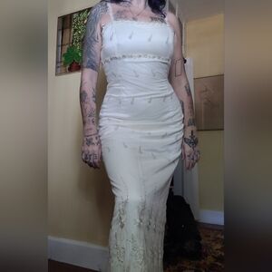 Gunne Saxx Y2k Bridal Beaded Dress